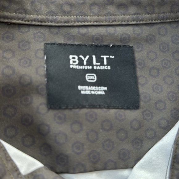 BYLT SHORT SLEEVE XXXL 3X BUTTONDOWN NEOT DIDNT FIT - Picture 2 of 3
